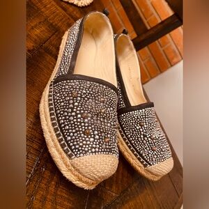 Stuart Weitzman Studded Espadrillas🤩❤️